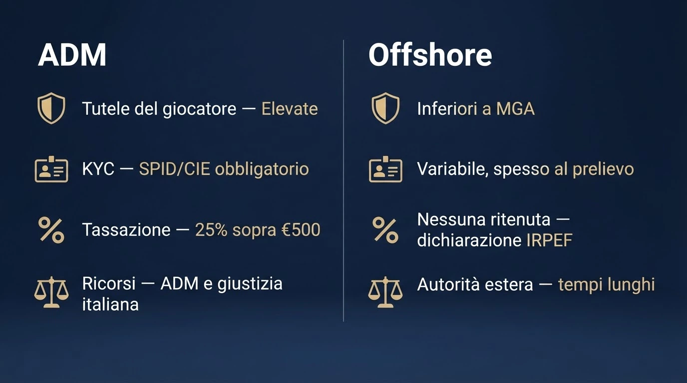 Una tabella comparativa con i nomi, le licenze e i bonus di benvenuto dei casinò online analizzati per l'accettazione di Binance Coin