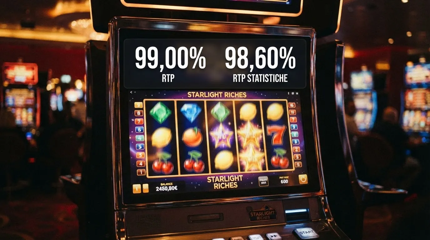 Una selezione di slot ad alto RTP con le rispettive percentuali di ritorno in sovrimpressione